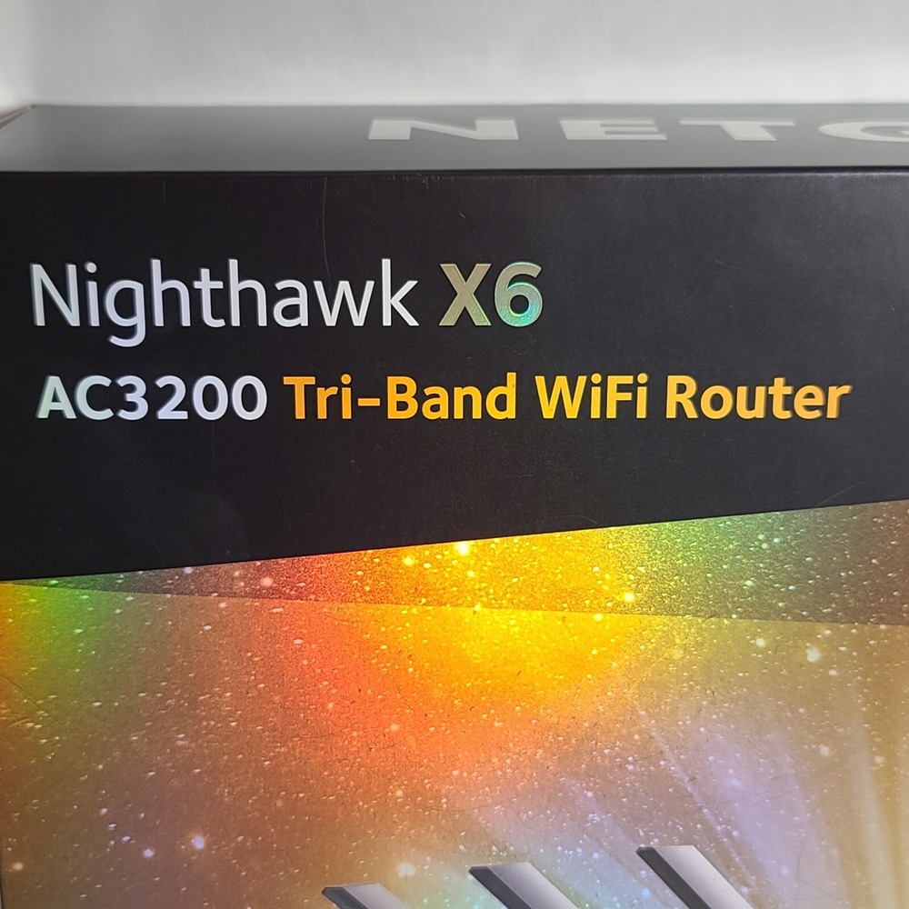 NETGEAR Nighthawk X6 AC3200 Tri-Band WiFi Router Model R8000 Pre-owned - Picture 9 of 16